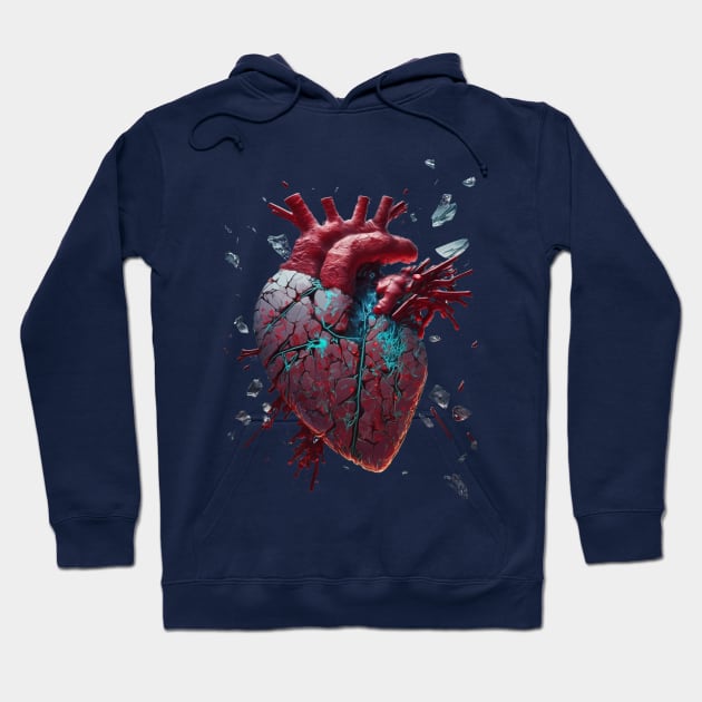 Exploding Heart Syndrome Hoodie by aaladorn